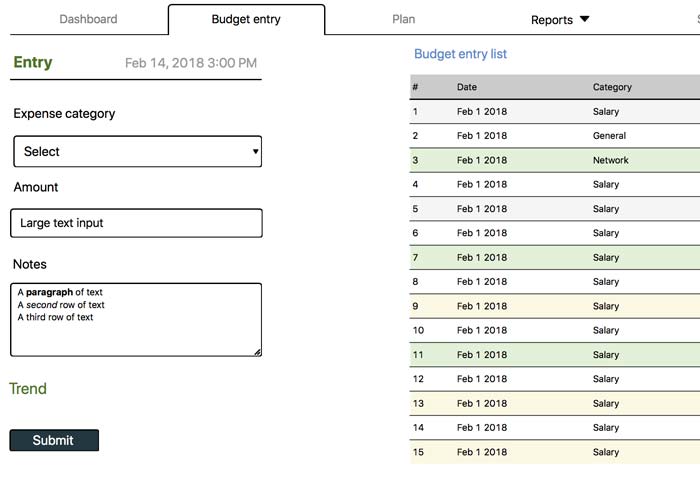 BizBudgetPro Entry